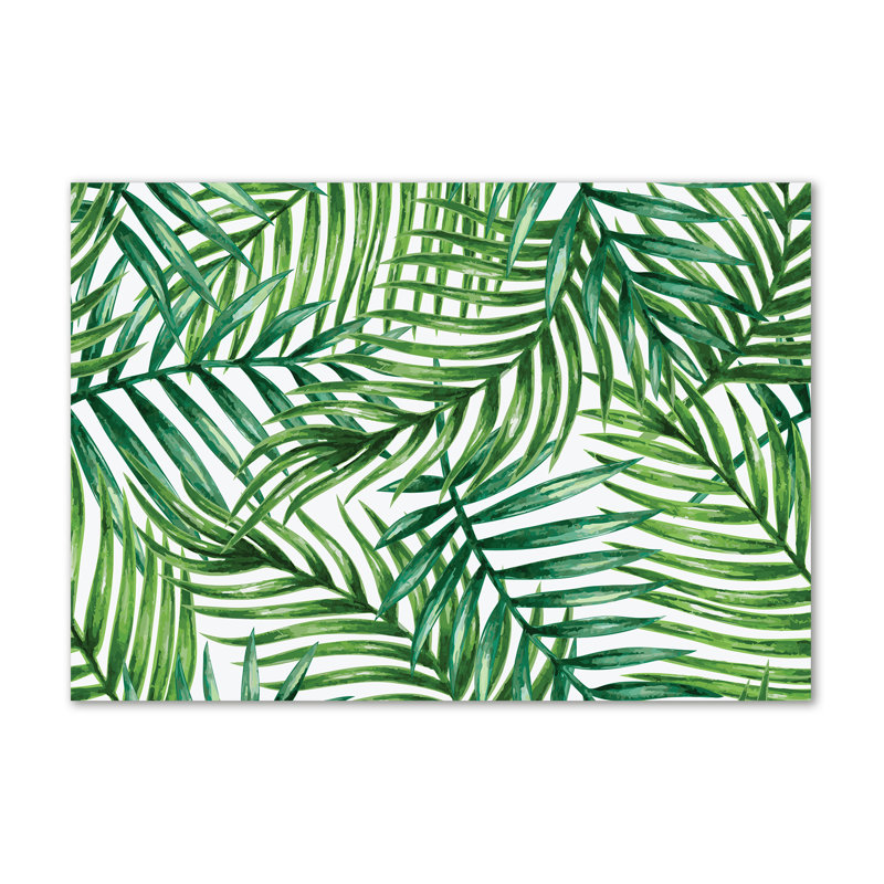 Leaves Of Palm - Wrapped Canvas Print