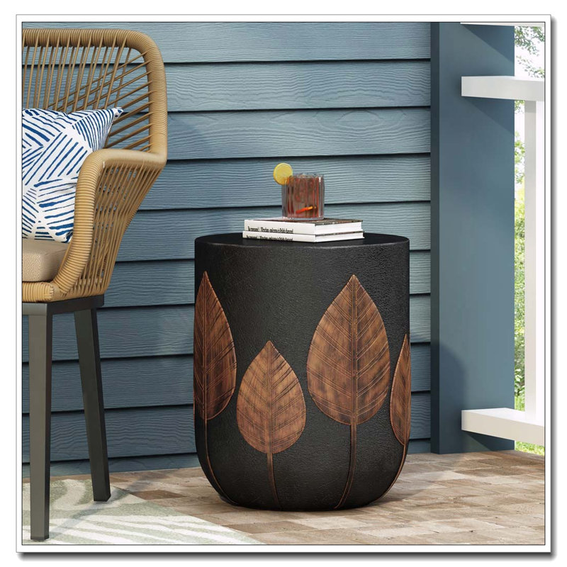Outdoor LightWeight Concrete Side Table