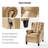 Martina 29.25''W Waxed Leather Power Recliner with Solid Wood Legs(Set of 2)-293270965