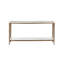 Oblique 60'' W Marble Console Table