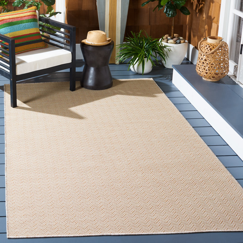 Bemadette Indoor/Outdoor Sunbrella Chair Pad, Rectangle 4' x 6'