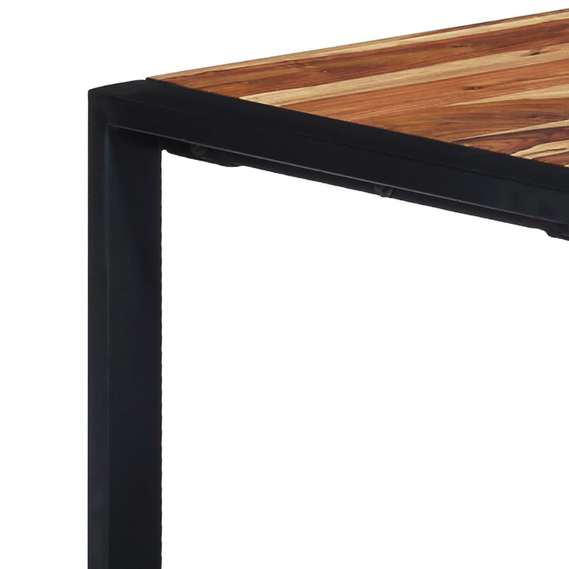 Coffee Table 43.3" x 23.6" x 15.7" Solid Sheesham Wood, Walnut
