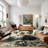 Galaxy Series Abrstract Black/Gray/Ivory/Beige Area Rug-170481946-173627219