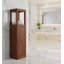 Sula Five-Tier Square Stand with Bottom Doors and Open Top
