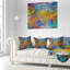 Coussin contemporain à écoulement fractal-1206581272