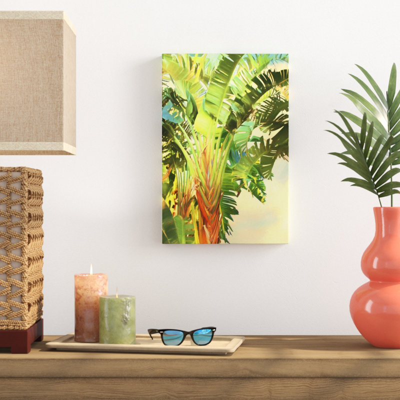 «Bird of Paradise Palm I», impression sur toile, H 18 po x l 12 po, Toile tendue