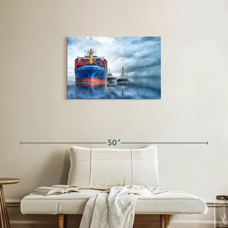 Mehar Container Cargo Ship, 20" H x 30" W