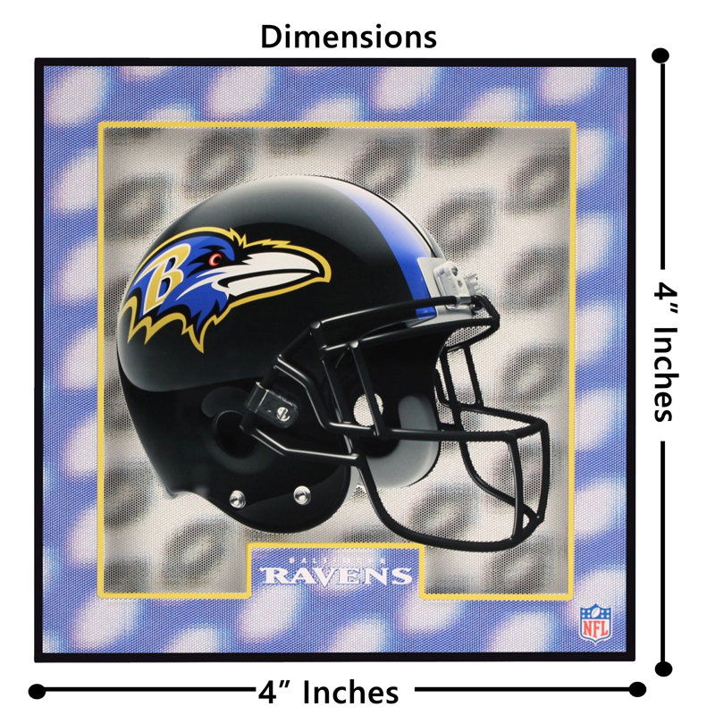 Sous-verre Baltimore Ravens Helmet