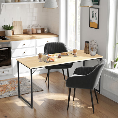 Odoaker Metal Base Writing Desk