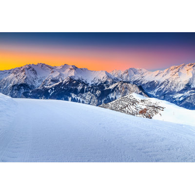 Majestic Winter Landscape by Janoka82 - Wrapped Canvas Print