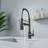 High Arc Single-Handle Pull-Down Kitchen Faucet (Set of 2)-128613776