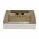 30" Bathroom Console Sink With Overflow,Ceramic Console Sink White Basin Black Legs