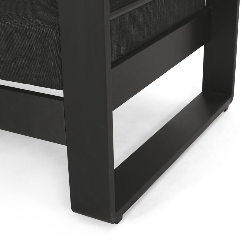 Aluminum Frame Outdoor With Grey Cushions - Weather- Properties And Comfortable Padding