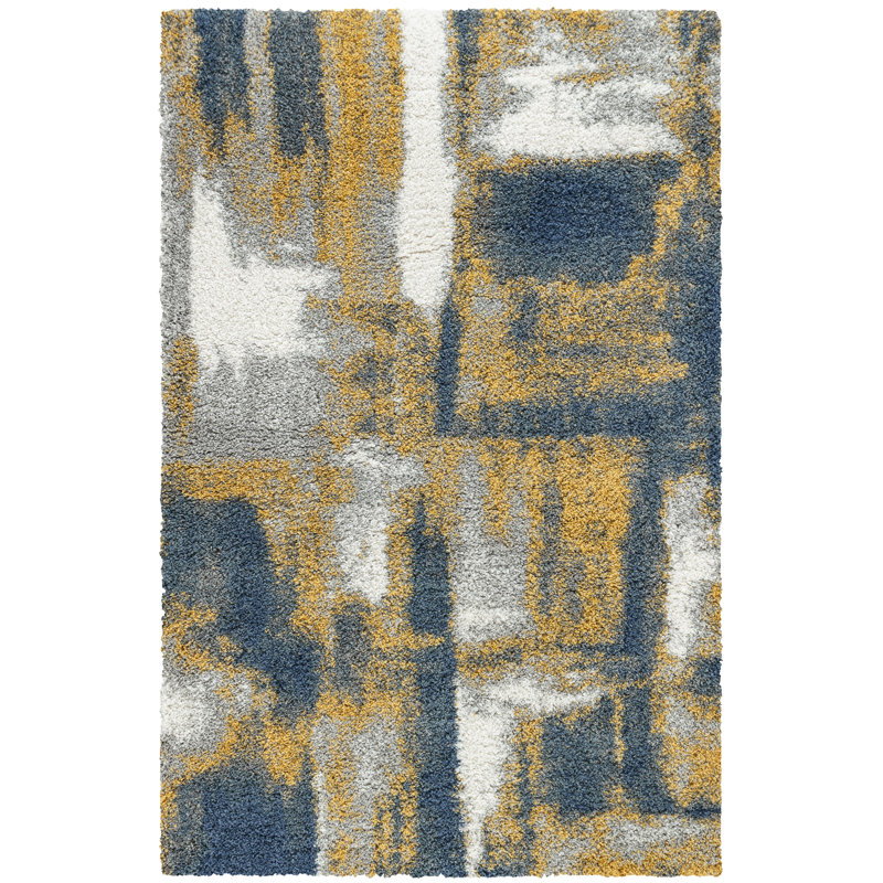 Alban Performance Abstract Indoor Rug, Rectangle 6'6" x 9'6"