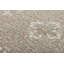 Tapis brun en laine à motif floral Hust-1238626724