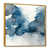 Toile avec cadre flottant or