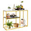 Dollard 105 cm W Faux Marble Top Console Table