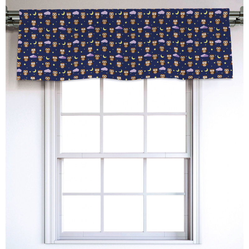 Sateen Ruffled Window Valance