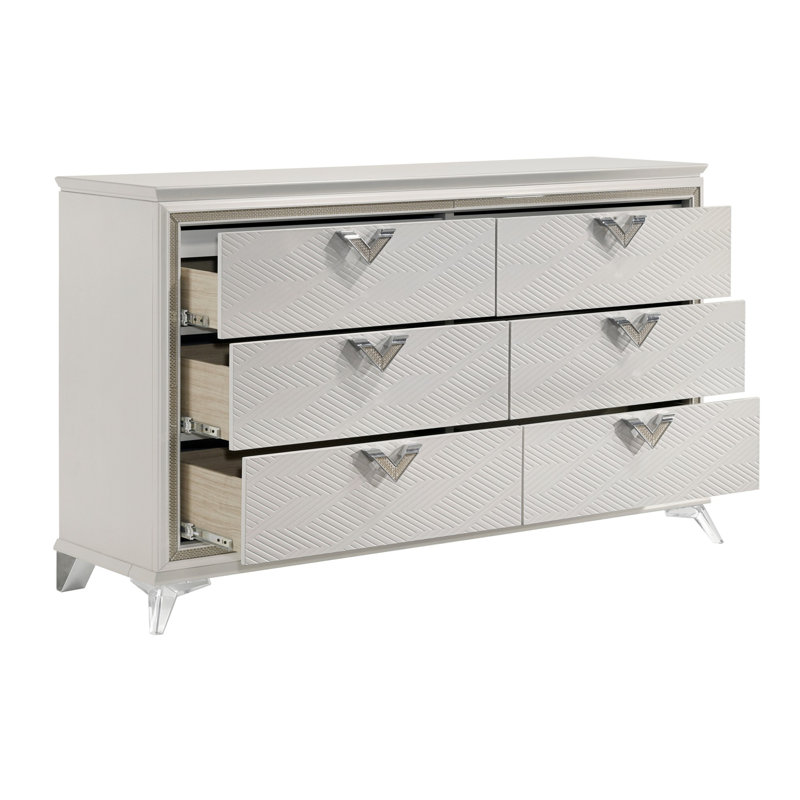Commode moderne à 6 tiroirs