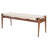 Kenan Genuine Leather Upholstered Bench-2050016503