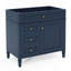 Meuble-lavabo de salle de bain 36 po sans lavabo supérieur, armoire de rangement moderne avec 2 tiroirs et un tiroir basculant, structure en bois massif (NoT INCLUDE BASIN SINK)-129184914