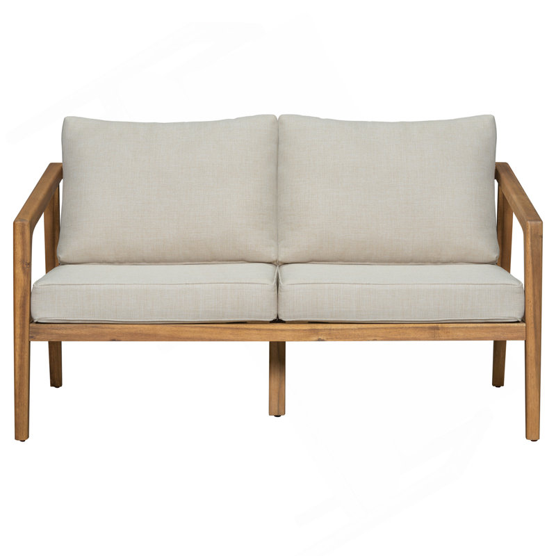 Causeuse d'extérieur en bois d'acacia Westin