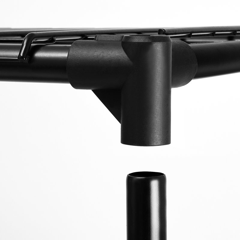 Unité de rangement robuste en fil métallique à 3 tablettes. Polyvalent pour les entrepôts, les bureaux. Facile à installer. Et antirouille. Supporte 110 lb par tablette. P 29 po x l 14 po x H 31 po Bureau de construction en acier noir, garage.