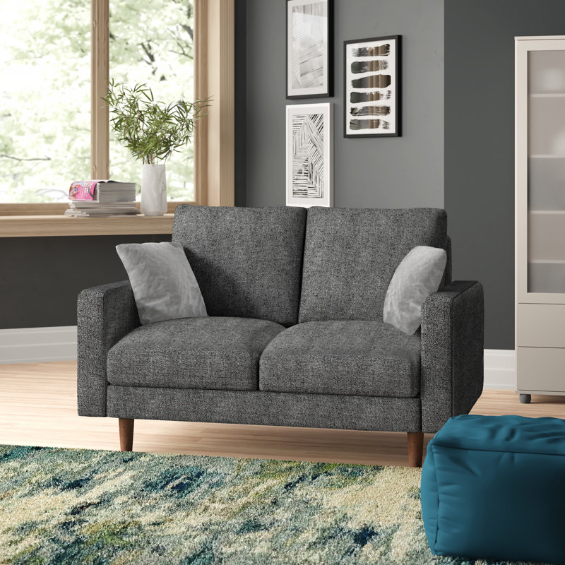 Canapé à accoudoirs carrés Craigmont, Gris, H 33,1 po x l 50,4 po x P 31,7 po