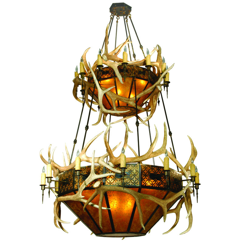 Rustic Lodge 22 - Light Chandelier