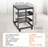 12U Open Frame Server Rack, 15''-40'' Adjustable Depth, Free Standing or Wall Mount Network Server Rack, 4 Post AV Rack with Casters, Holds All Your Networking IT Equipment AV Gear Router Modem