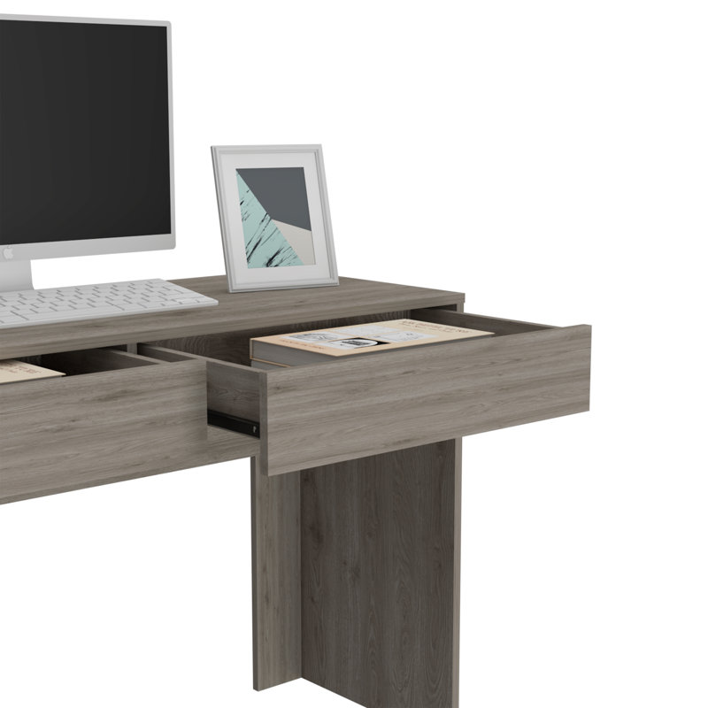 Tampa 47" Wide Computer Desk, Ash Grey