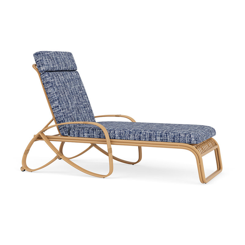 Riviera Outdoor Chaise Lounge, Visions Cobalt