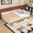 Two Drawers Upholstered Platform Bed with USB-106897453