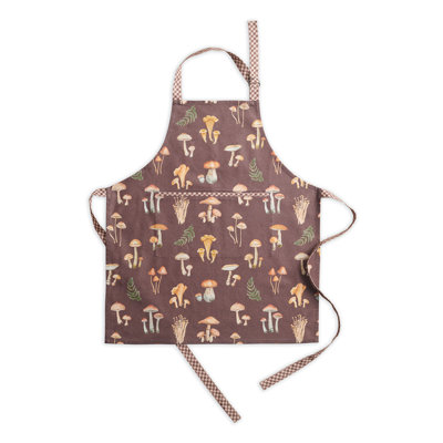 Maison d' Hermine 100% Cotton Apron for women with Pocket Kitchen Chef Apron for Men Cooking Gardening Server Waitress Maid (Foods From The Woods).
