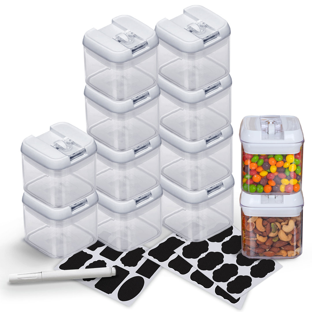 12 Piece Kitchen Canister Set (Set of 12) Cheer Collection 