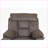 Recliners for Big &amp; Tall Adults, Oversized Lift Chair with Heating Massage, Dual OKIN Motors, 180° Flat Lay | Chenille | Dark Brown-348315470