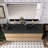Bathroom Vanity Matte Black Engineered Quartz Sink-151646901