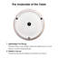 Table d'appoint Barrel Travertine Stone Finish MgO