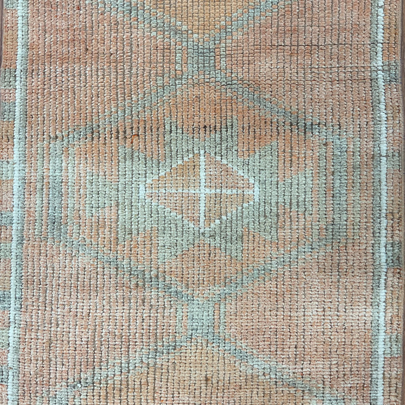 Bungalow Rose Handmade Turkish Oushak Wool Runner