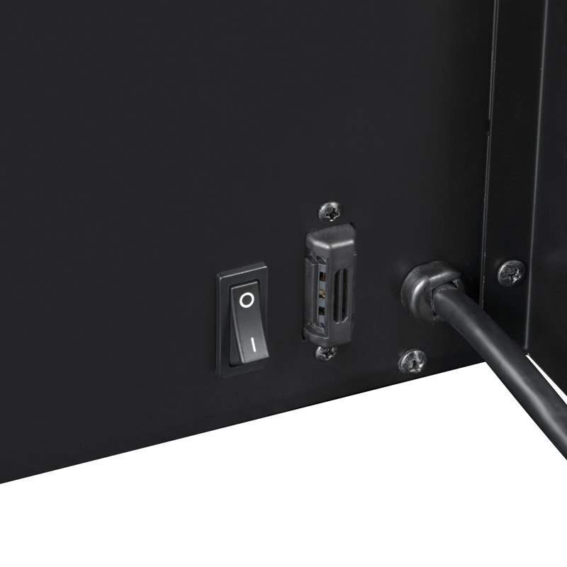 Plinthe chauffante duraflame®, noir