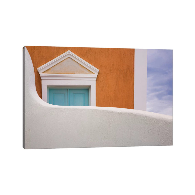 Greece, Thira. House Exterior. by Jaynes Gallery - Wrapped Canvas Print, 101.6 cm H x 66.04 cm W