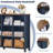 12 Cube Storage Organizer, Farmhouse 62 Inch Wide Display Bookshelf, Wooden 3 Tier Large Open Book Shelf, Vintage Bookcase for Home Office, Cubby Cabinet for Living Room, Bedroom-33435130-33435128