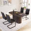 Ensembles de table de salle à manger en MDF et en polyuréthane industriel moderne pour la maison et la cuisine
