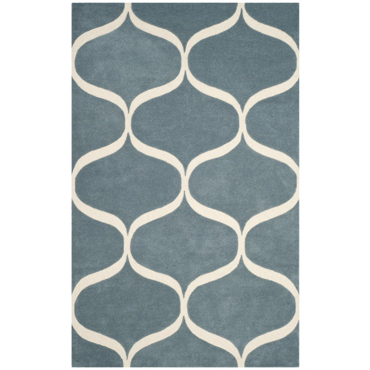 Cannen Hand Tufted Wool Geometric Rug