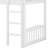 Space Efficient Pine Wood Frame Stairway Loft Bed With  Slide, Guardrails,Convertible Ladder-176850681