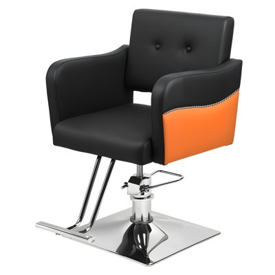 Fauteuil de salon de coiffure, fauteuil de coiffeur avec pompe hydraulique robuste, fauteuil de coiffure pivotant sur 360 degrés, équipement de fauteuil de salon de beauté, poids maximal de la charge: 330 lb