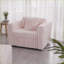 Canapé modulaire simple moelleux 44,9 po Sofas pour chambre à coucher / salon | Rose clair | Standard