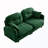 Chenille loveseat with tufted Cushion Backrest-855561685
