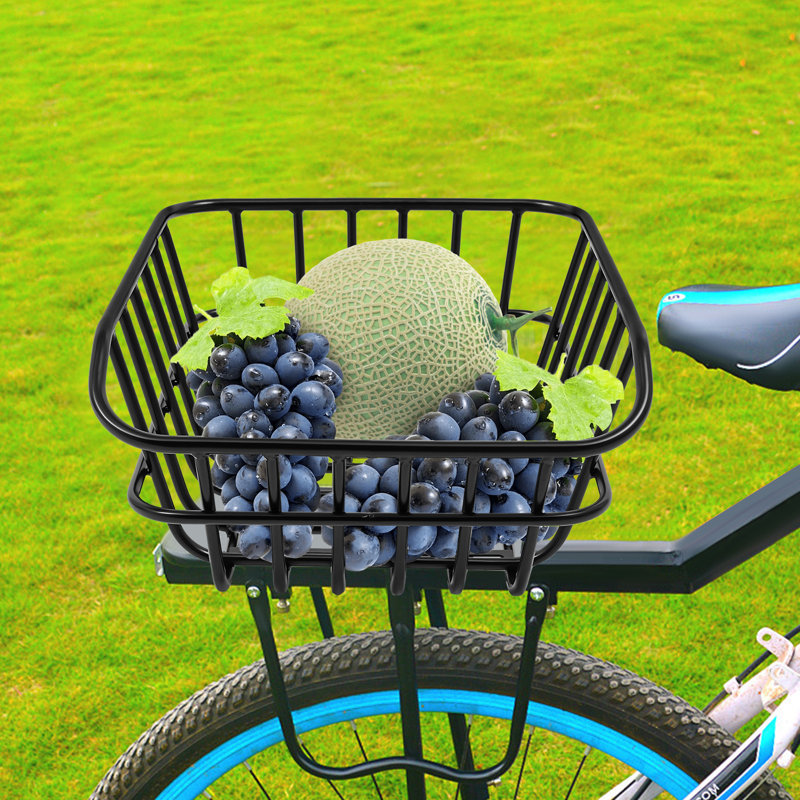 Panier de vélo, panier arrière de vélo, panier en filet arrière de vélo
