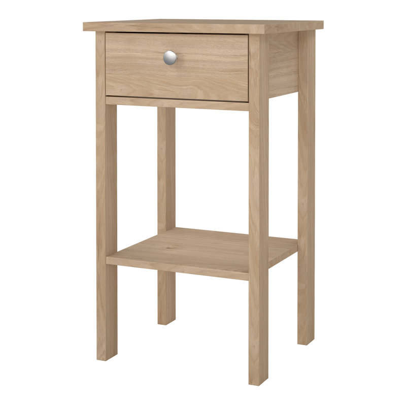 Raland 40cm W Manufactured Wood Bedside Table